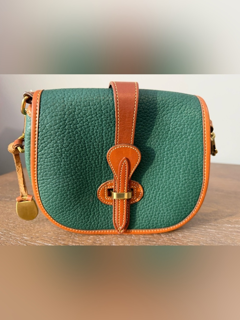 Dooney & Bourke Vintage All-Weather Leather Saddle Bag